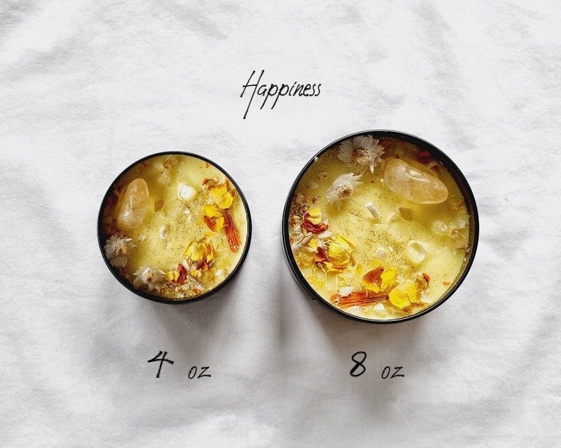 Crystal Candle Natural Stone Candle Spell Candle Crystal Infused Candle Self Care Candle Intention Candle Scented Candle Crystal Candle Gift - 图片 2