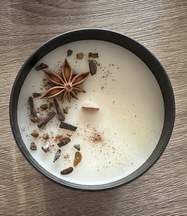 Chai Candle | Wooden Wick | Soy Wax Blend | Gift Boxed | 6oz - 图片 2
