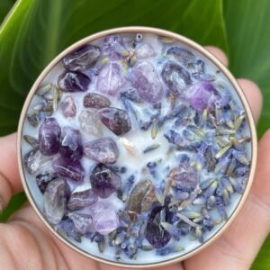 Lavender & Amethyst Candle