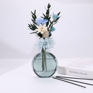Natural Botanical Reed Diffuser Set | Ppreserved bouquet with reeds | Home aromatherapy | Aromatherapy decor | Aroma Oil Diffuser Flower
