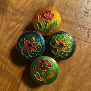 Solid Perfume, Tiny Decorative Brass Sample Container with Lid, Fragrant Woods, Resins, Essential Oils, Beeswax, 4 grams