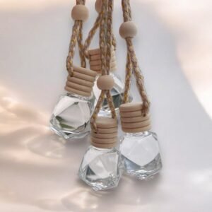 Hanging Car Diffuser-Refillable Natural Car Air Freshener | Long-Lasting Eco-Friendly Scent | Gift for Car Lovers